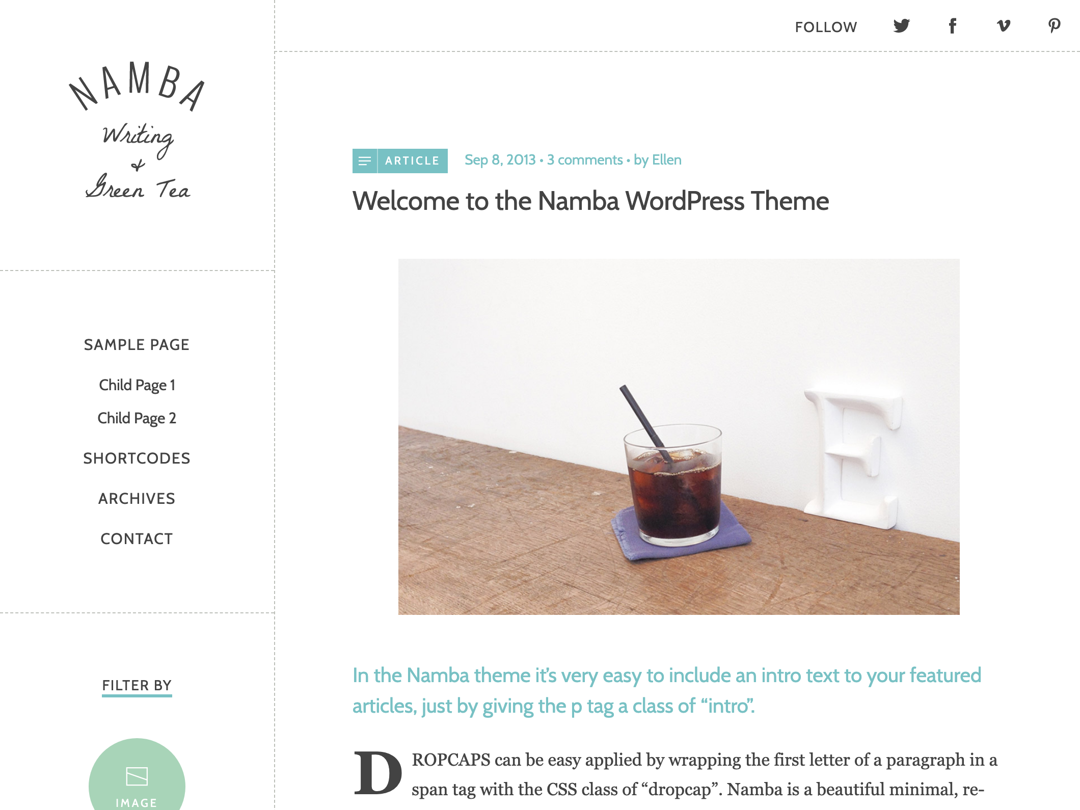 Namba WordPress Theme for Magazines