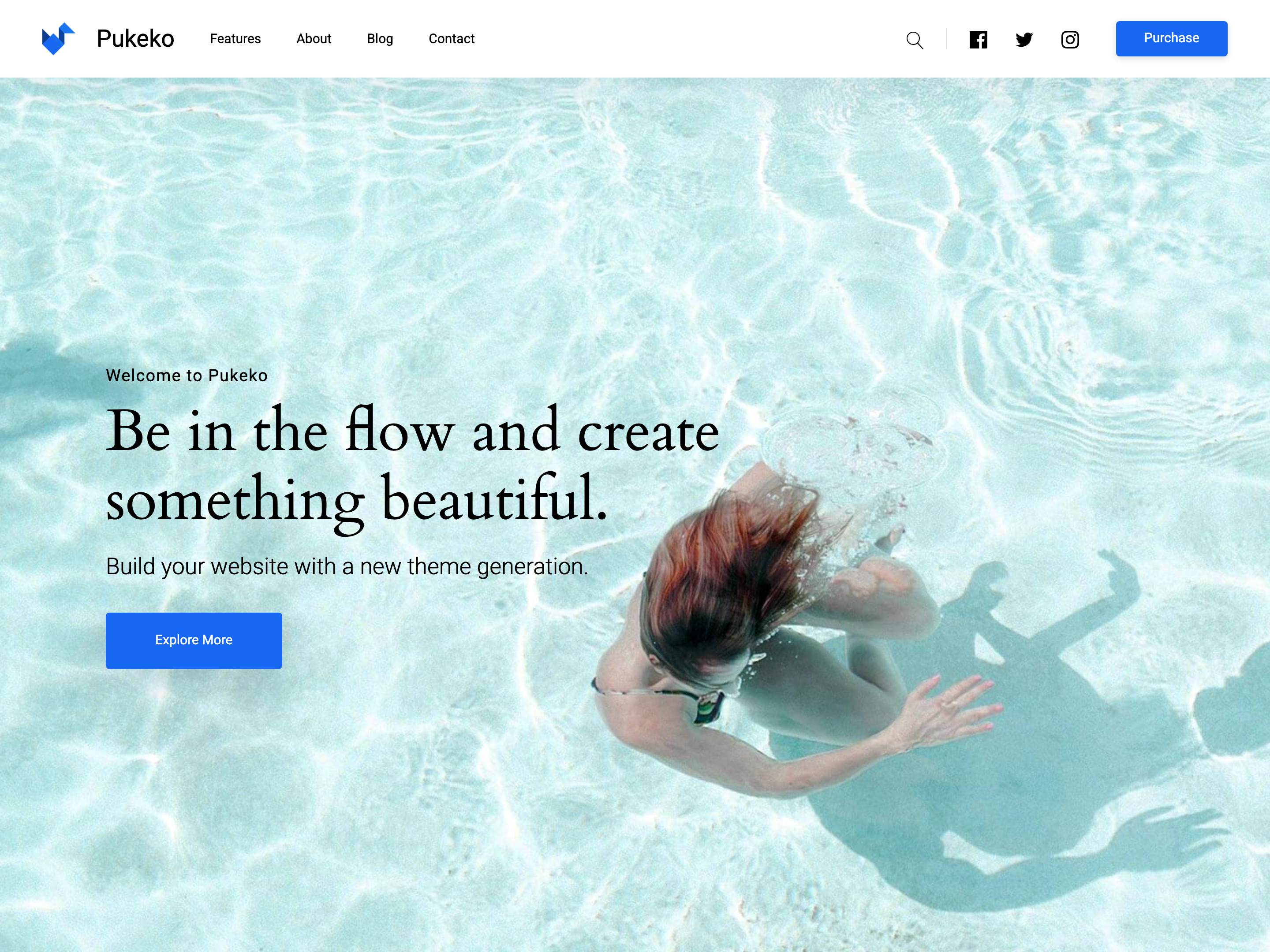Pukeko WordPress Theme for Any Website