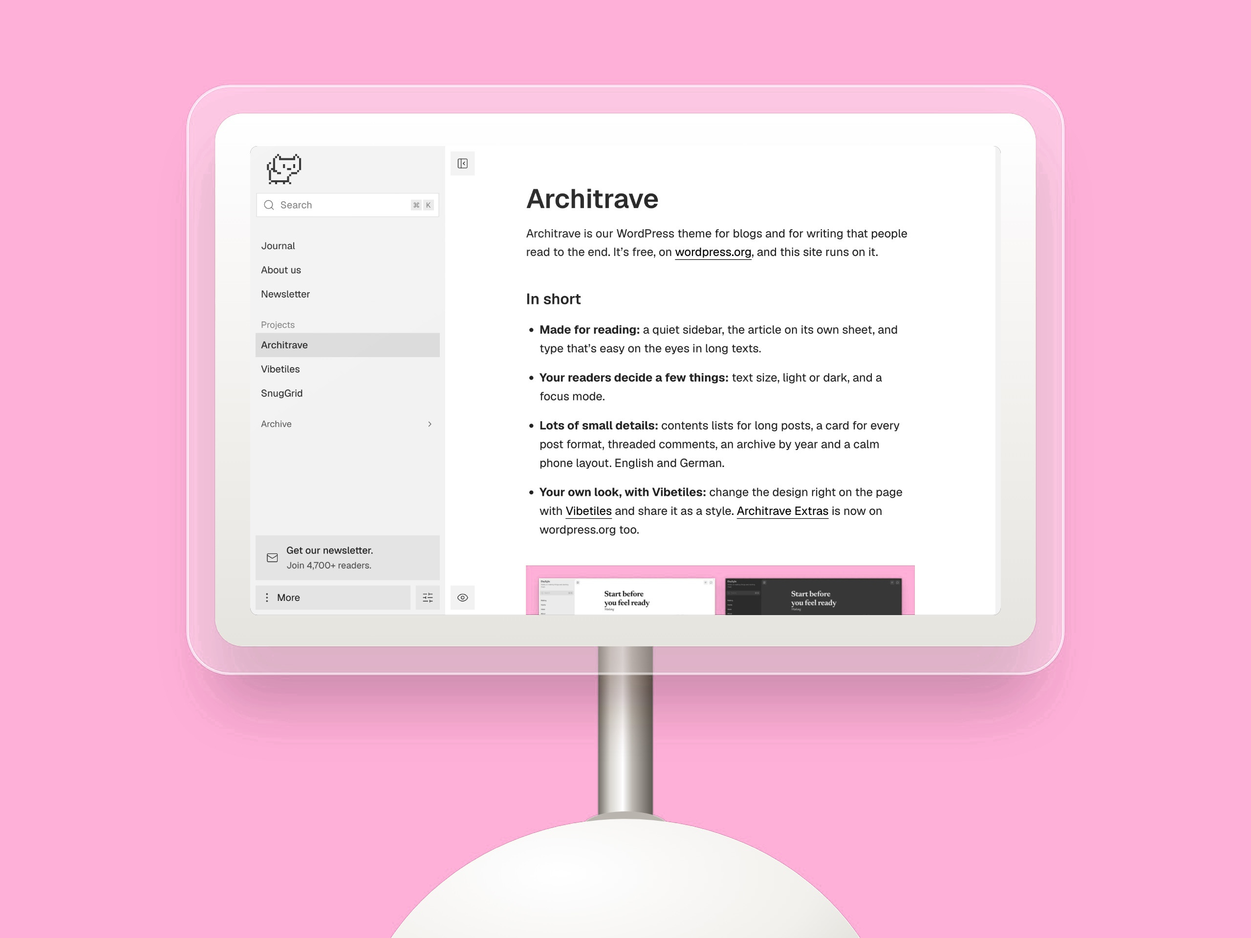 Architrave WordPress Theme