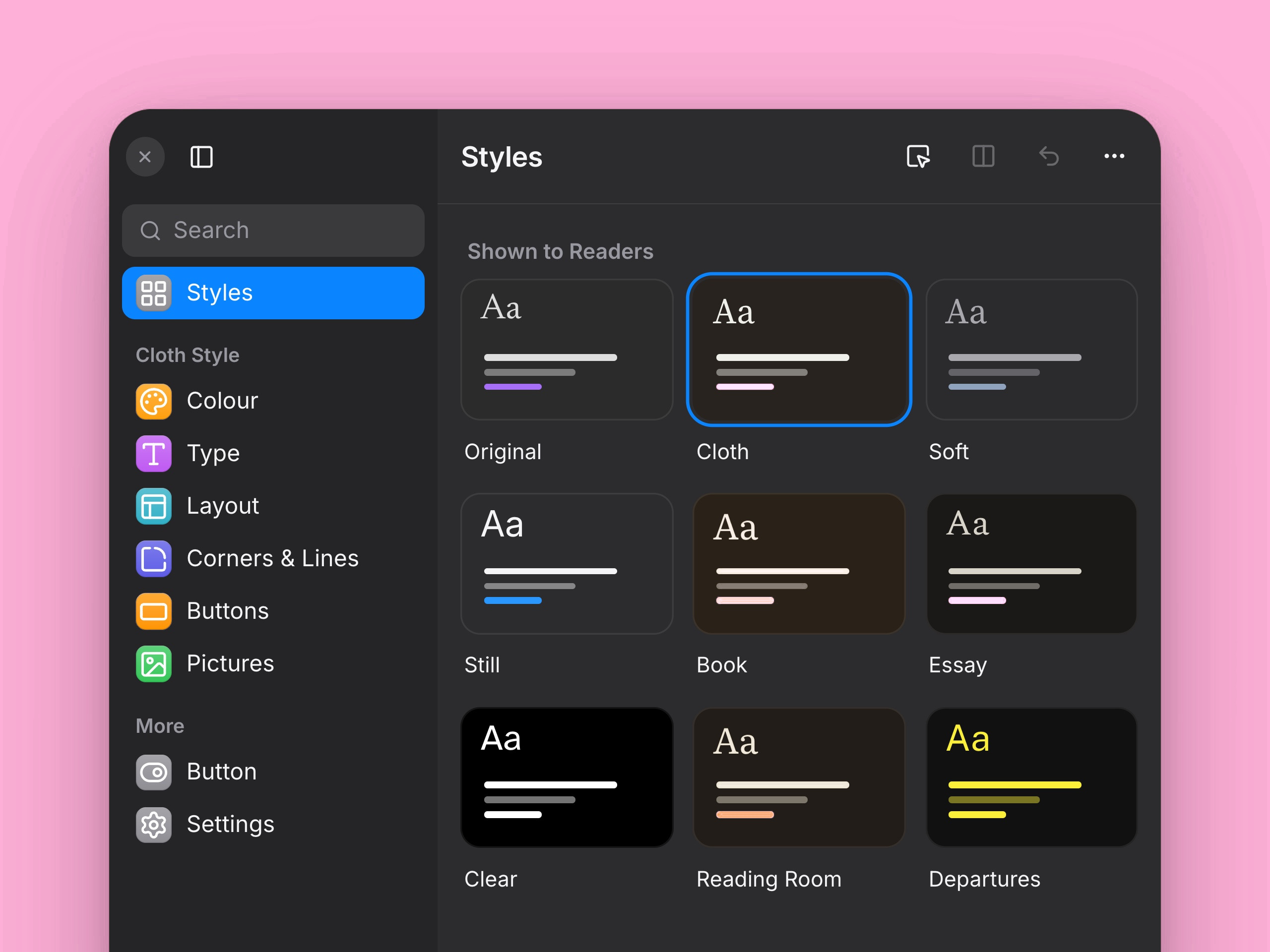 Vibetiles Design-Panel